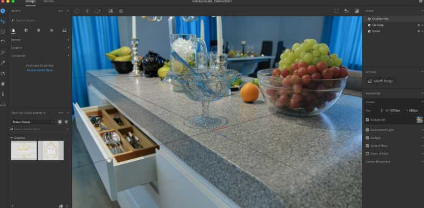 Adobe Dimension 4.1.4 3D繪圖渲染和設(shè)計軟件 Win/macOS