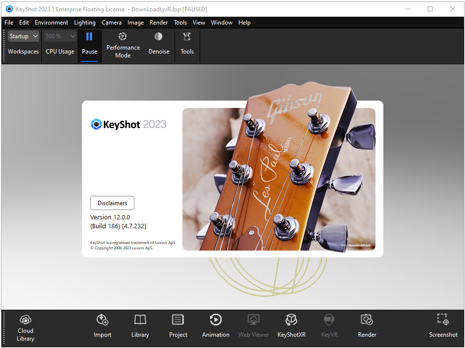 Luxion KeyShot 2025.2.1 v14.1.1.5 實時光線追蹤三維渲染軟件 Win/macOS