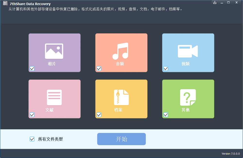 7thShare Data Recovery電腦硬盤專業(yè)數(shù)據(jù)恢復(fù)軟件