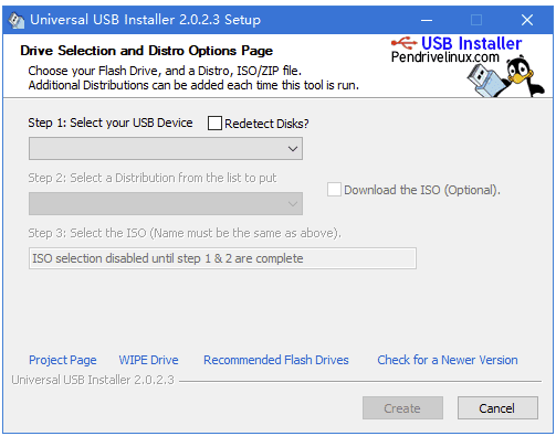 Universal USB Installer USB啟動(dòng)盤(pán)創(chuàng)建工具